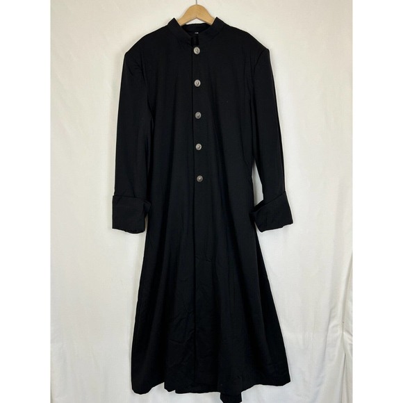 International Male Other - International Male Trench coat Matrix Goth Men's Black Size 2XL Long Sleeve Lion